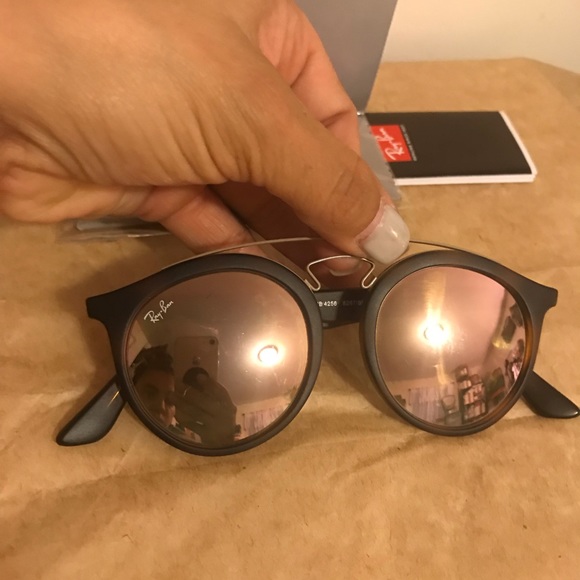?% Authentic Ray Ban Metallic Mirror Sunglasses main image 5